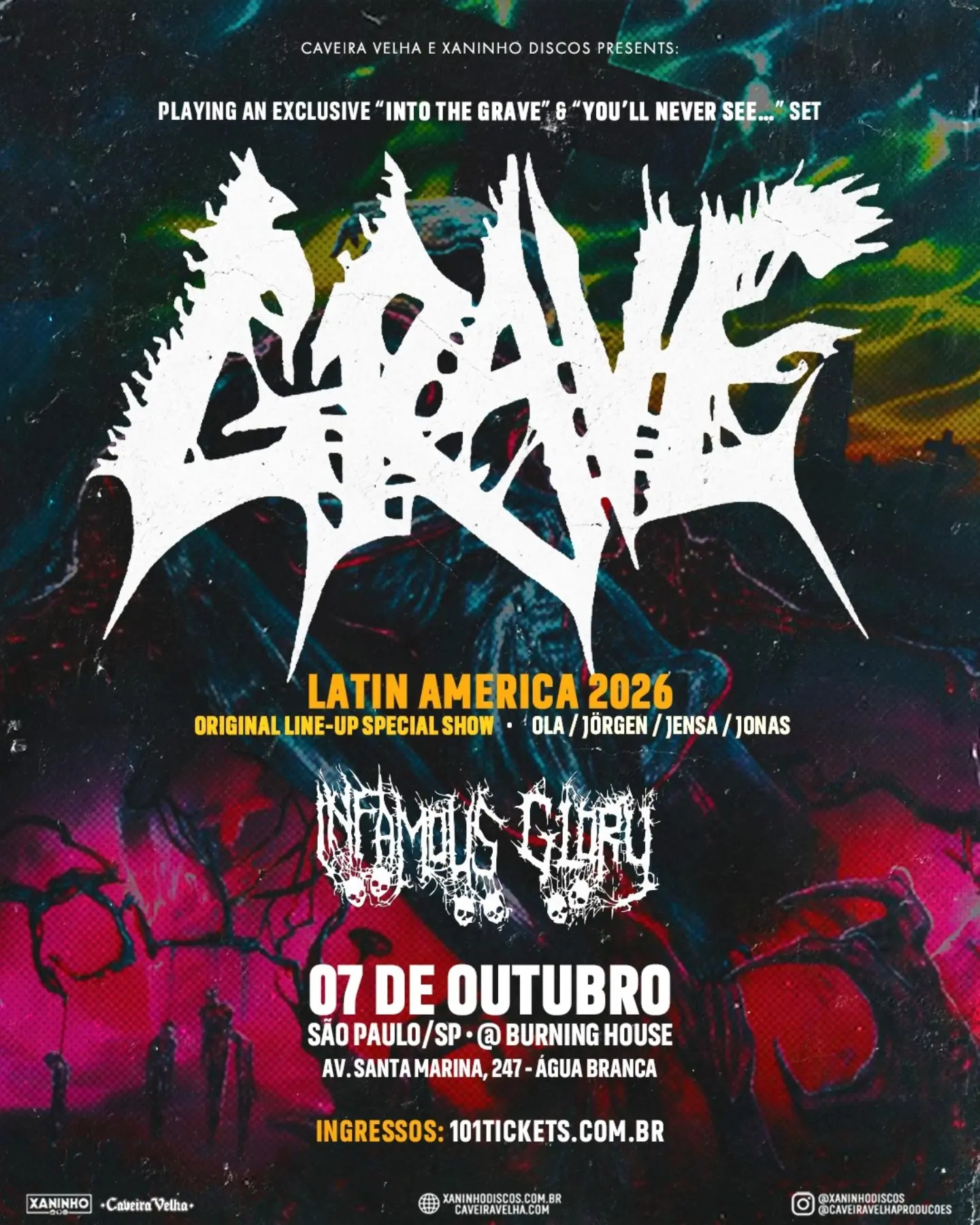 Grave retorna a São Paulo com formação original