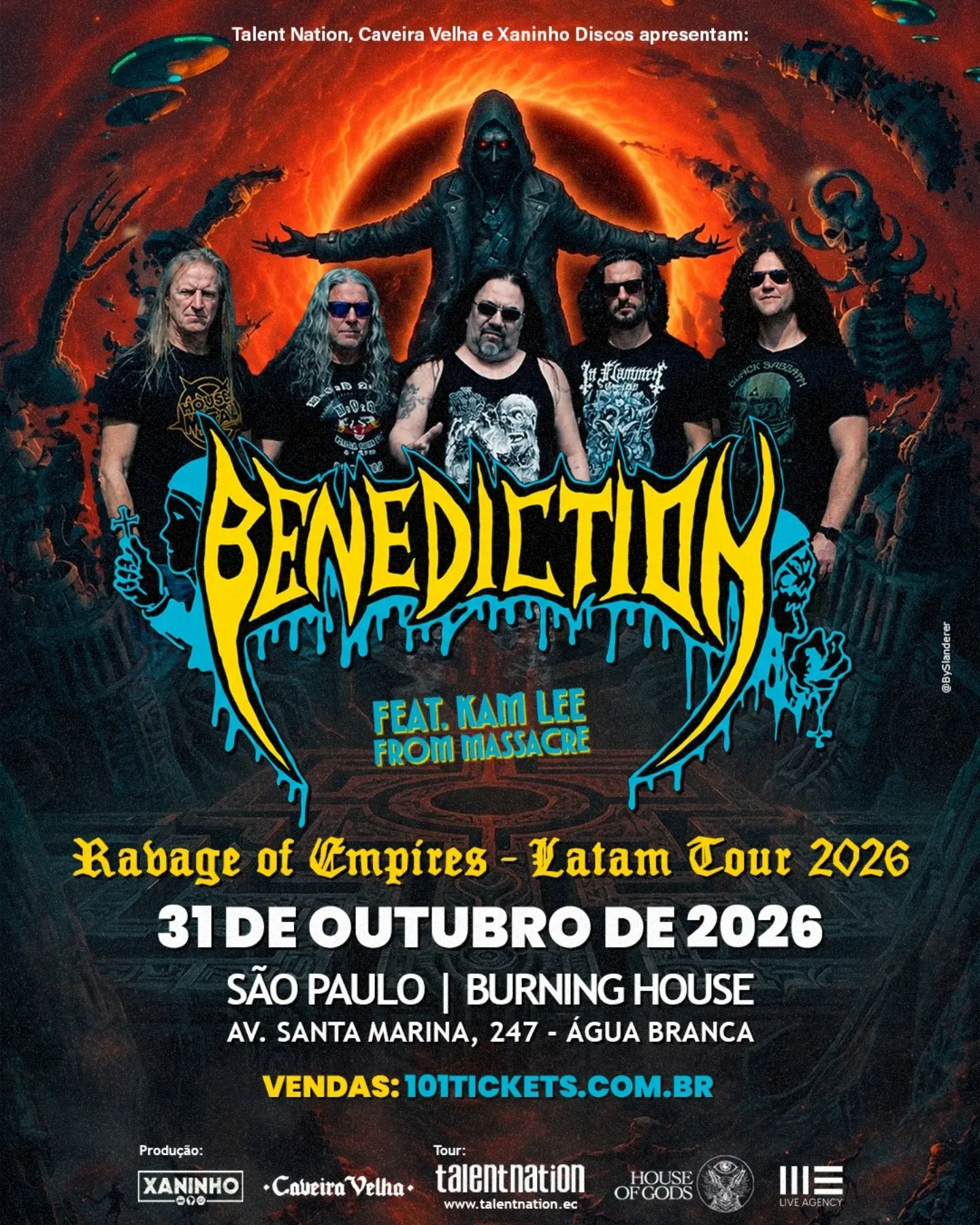 Benediction retorna a São Paulo para show único