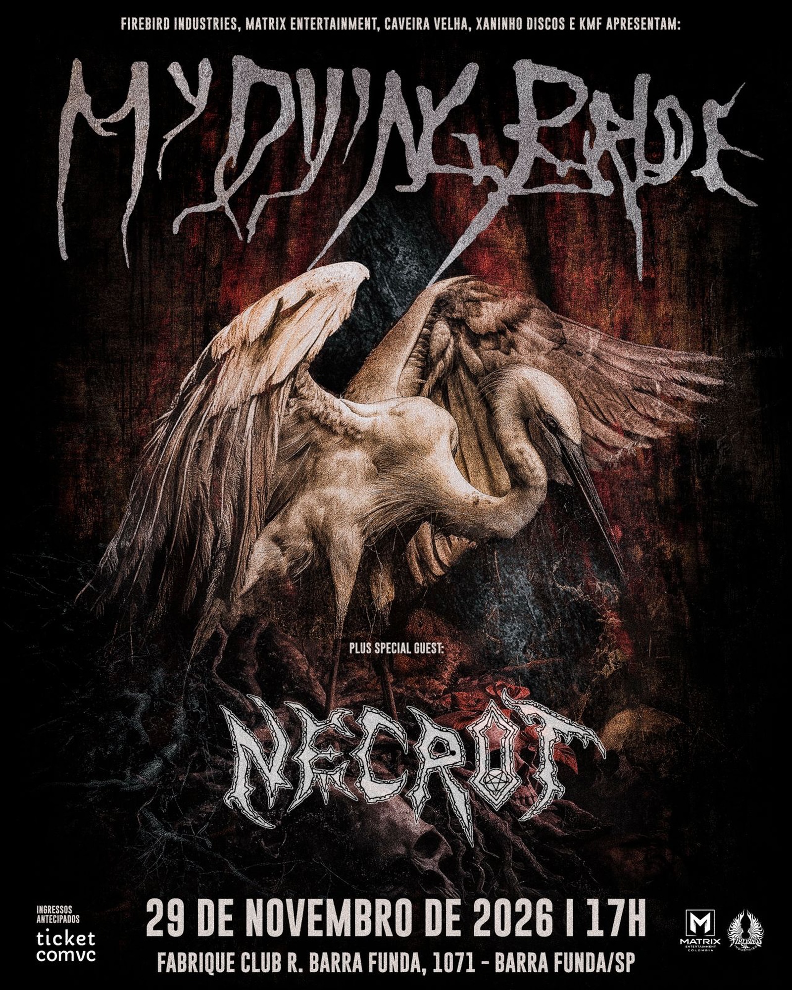 My Dying Bride estreia em São Paulo em novembro